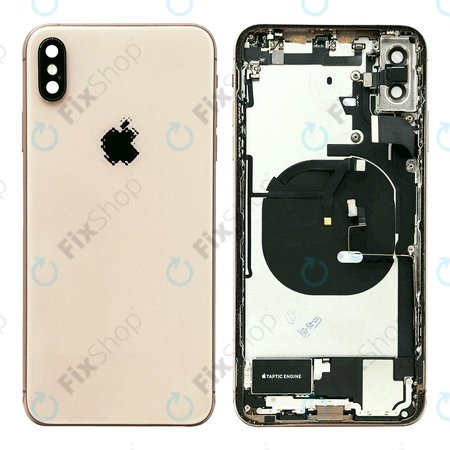 Apple iPhone XS Max - Carcasă Spate cu Piese Mici (Gold)