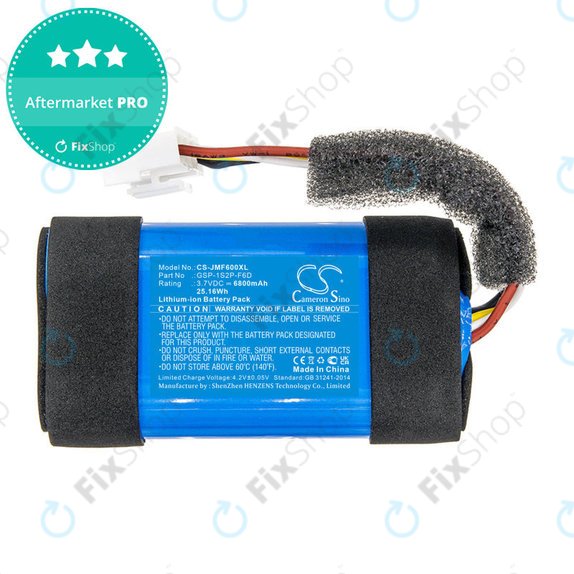 Baterie pentru JBL Flip 6, 6800mAh, Li-Ion, 3.7V, GSP-1S2P-F6D, HQ