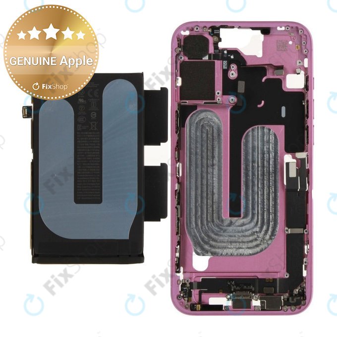 Ramă Mijlocie cu Baterie iPhone 16 Plus | Pink | ZD076-00686 | Genuine Apple