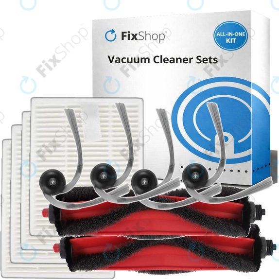 Set de piese de schimb pentru Xiaomi Roborock Q7 M5, Q7 M5+, Q7 L5, Q7 L5+ (2x Perie principală, 4x Filter, 4x Perie laterală)
