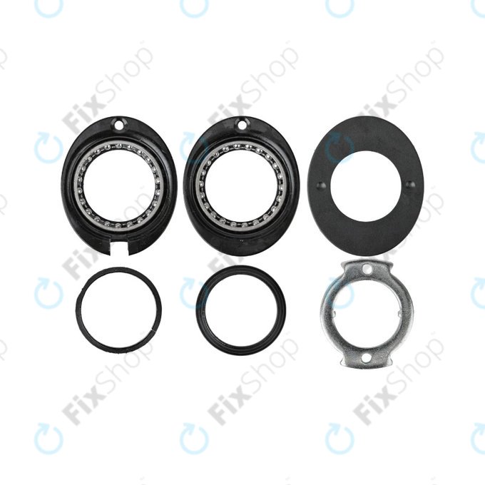 Xiaomi Mi Electric Scooter 1S, 2 M365, Essential, Pro, Pro 2 - Set Rulmenți / Opritor / Capac Furcă Față (Black)