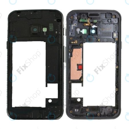 Samsung Galaxy Xcover 4 G390F - Ramă Mijlocie + Sticlă Camere - GH98-41218A Genuine Service Pack