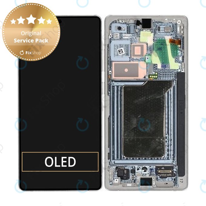 Samsung Galaxy S25 Ultra - Ecran LCD + Sticlă Tactilă + Ramă (Titanium Silver) - GH82-36387A Genuine Service Pack