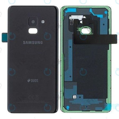 Samsung Galaxy A8 A530F (2018) - Carcasă Baterie (Negru) - GH82-15557A Genuine Service Pack