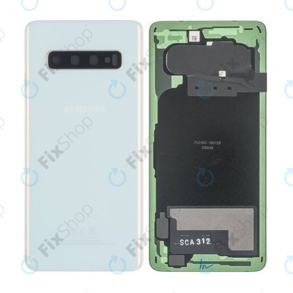 Samsung Galaxy S10 G973F - Carcasă Baterie (Prism White) - GH82-18378F Genuine Service Pack