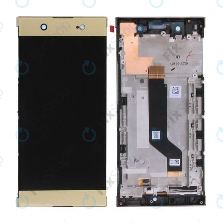 Sony Xperia XA1 Ultra G3221 - Ecran LCD + Sticlă Tactilă + Ramă (Auriu) - 78PB3400030, 78PB3400110