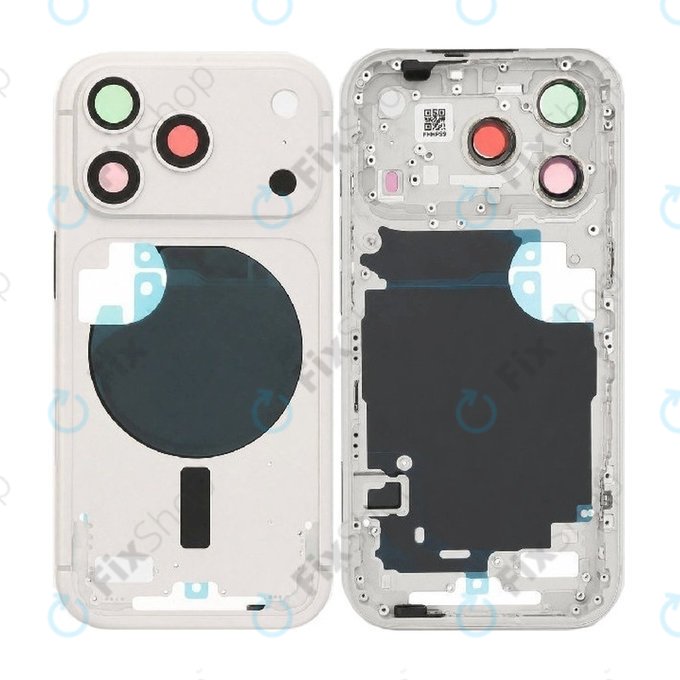 Carcasă spate pentru iPhone 17 Pro, Silver