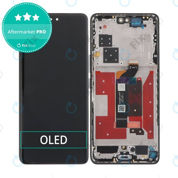 Honor 200 Pro - Ecran LCD + Sticlă Tactilă + Ramă (Black) OLED