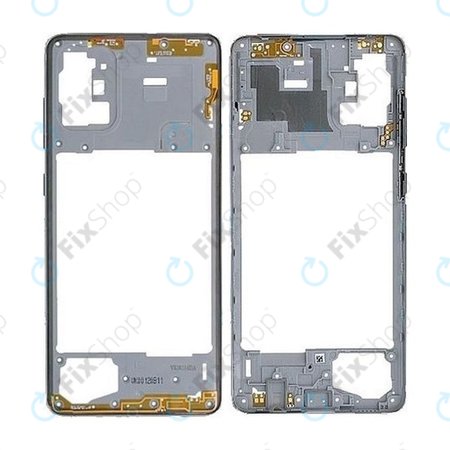 Samsung Galaxy A71 A715F - Ramă Mijlocie (Prism Crush Silver) - GH98-44756B Genuine Service Pack