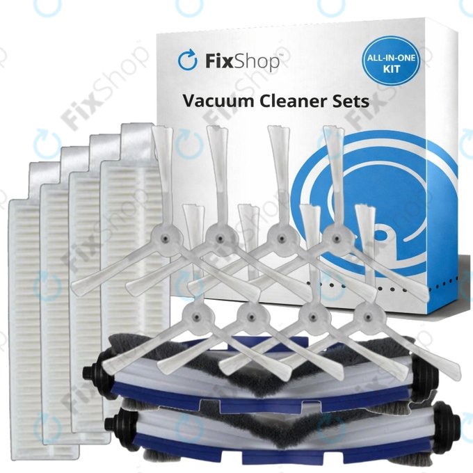 Set de piese de schimb pentru Rowenta Explorer s60 (2x Perie principală, 4x Filter, 8x Perie laterală)