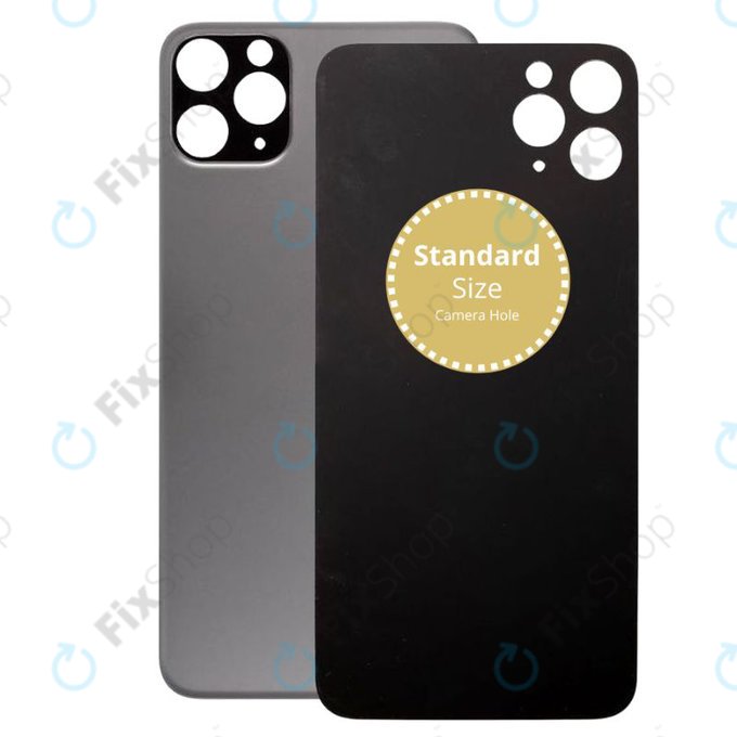 Apple iPhone 11 Pro Max - Sticlă Carcasă Spate (Space Gray)