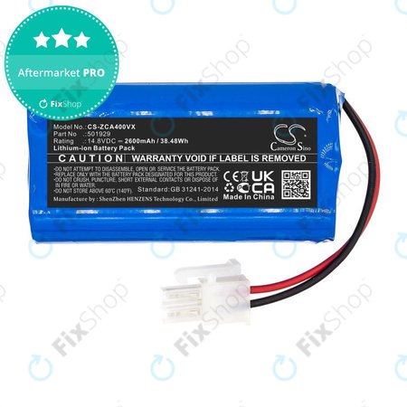 Baterie pentru Concept VR2000, Zaco A4s, A6, A8s, A9s, 2600mAh, Li-Ion, 14.8V, 501929, HQ