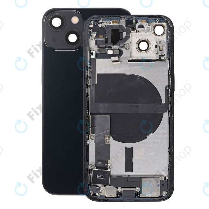 Apple iPhone 13 - Carcasă Spate cu Piese Mici (Midnight)