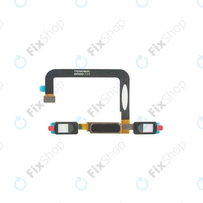 Nokia 6 - Senzor de Amprentă Deget + Cablu Flex - SLX01121X00 Genuine Service Pack