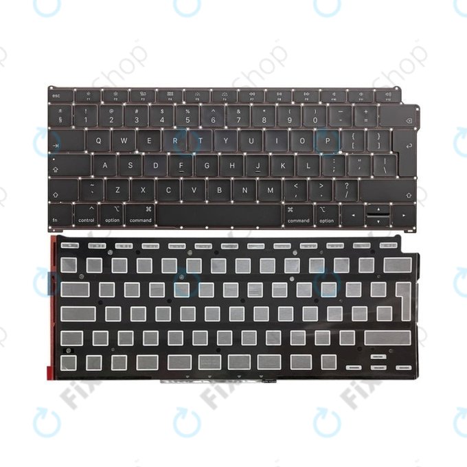 Apple MacBook Air 13" A1932 (2018 - 2019) - Tastatură + Iluminare de Fundal UK/EU