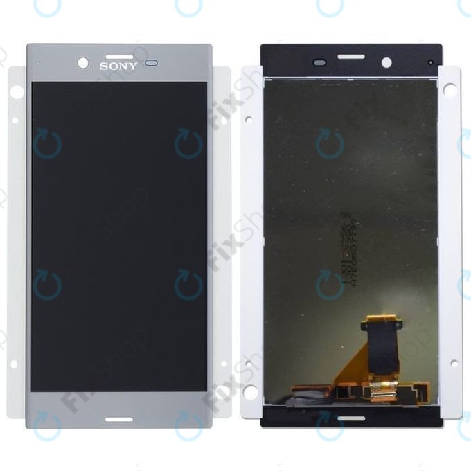 Sony Xperia XZ F8331 - Ecran LCD + Sticlă Tactilă (Argintiu) - 1304-9086 Genuine Service Pack