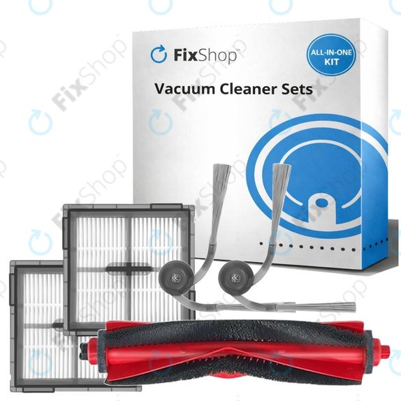 Set de piese de schimb pentru Xiaomi Roborock Q10 VF, Q10 VF+, S8 Pro, S8 Pro Plus (1x Perie principală, 2x Filter, 2x Perie laterală)