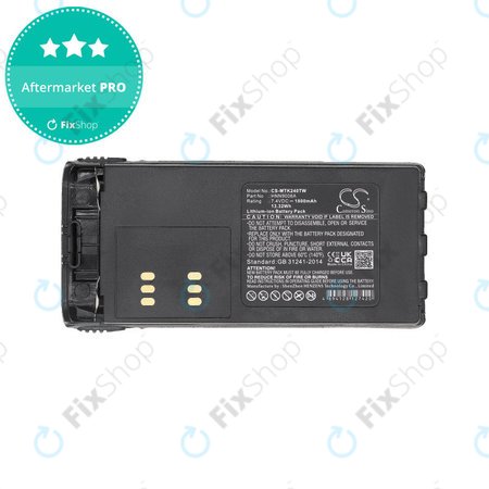 Baterie pentru Motorola MTX, GP, HT, 1800mAh, Li-Ion, 7.4V, HNN9008A, HQ
