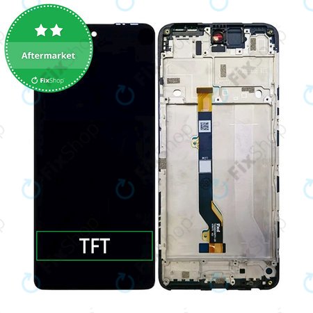 Infinix Hot 30 X6831 - Ecran LCD + Sticlă Tactilă + Ramă (Racing Black) TFT