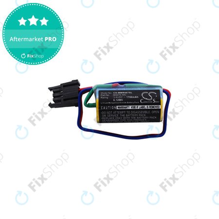 Baterie pentru Mitsubishi Robot Control PLC, A RH, MR, 1700mAh, Li-MnO2, 3.6V, B9670-MC, HQ