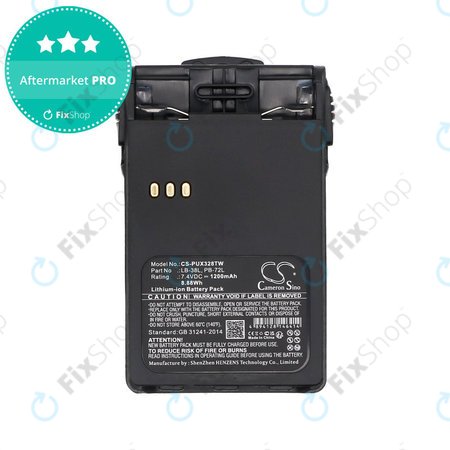 Baterie pentru ADI AT-46, Baojie BJUV22, Huntec HT-3688, 1200mAh, Li-Ion, 7.4V, LB-38L, HQ