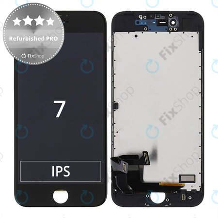 Apple iPhone 7 - Ecran LCD + Sticlă Tactilă + Ramă (Black) Refurbished PRO