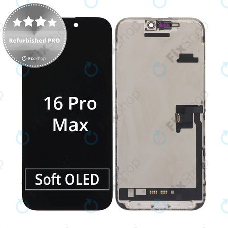 Apple iPhone 16 Pro Max - Ecran LCD + Sticlă Tactilă + Ramă Refurbished PRO
