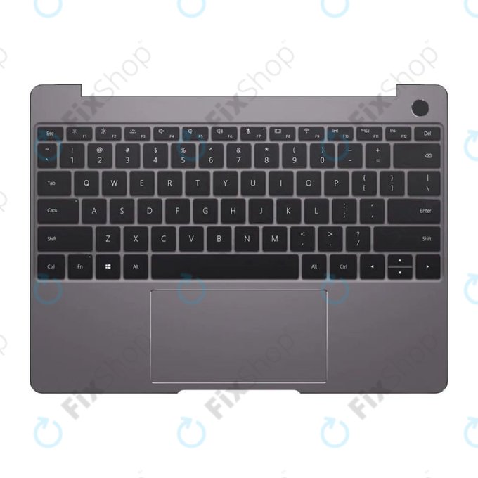 Huawei MateBook 13 2020 - Carcasă C (Armrest) + Tastatură + Touchpad (Space Gray)  - 02353MAW