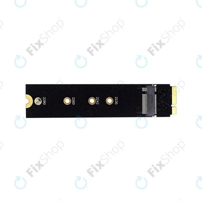 Apple MacBook Air 11" A1465, 13" A1466, Pro 13" A1425, 15" A1398 (Mid 2012, Late 2012) - Adaptor M.2 SATA 3.0 SSD