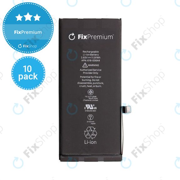Baterie 10 Pack pentru iPhone 11, 3110mAh, FixPremium