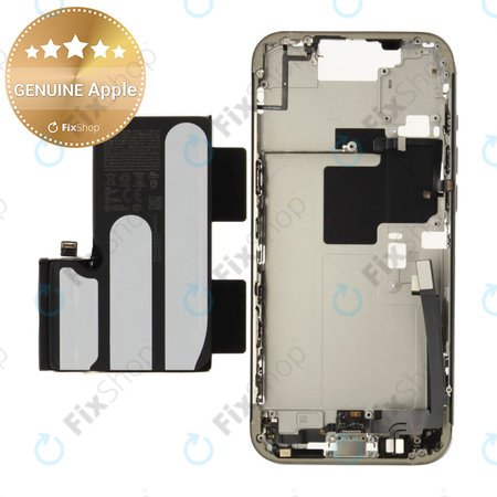 Ramă Mijlocie cu Baterie iPhone 16 Pro Max | White Titanium | ZD076-00694 | Genuine Apple