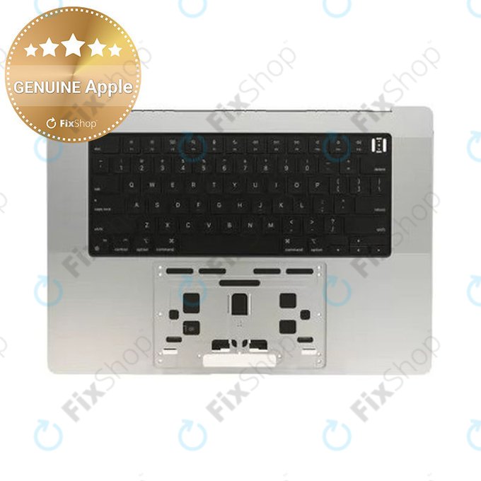 Ramă superioară tastatură pentru MacBook Pro 16" A2780 (2023), cu tastatură US și baterie, Silver, 661-32190, Genuine Apple