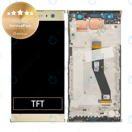 Sony Xperia XA2 Ultra Dual - Ecran LCD + Sticlă Tactilă + Ramă (Gold) - 78PC2300040 Genuine Service Pack