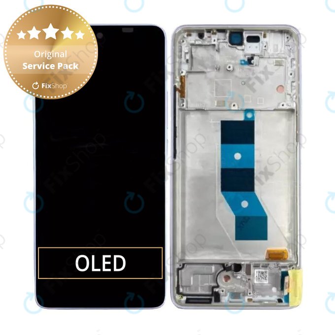 Xiaomi Poco M7 Pro 5G - Ecran LCD + Sticlă Tactilă + Ramă (Purple) - 5600080O17P00 Genuine Service Pack