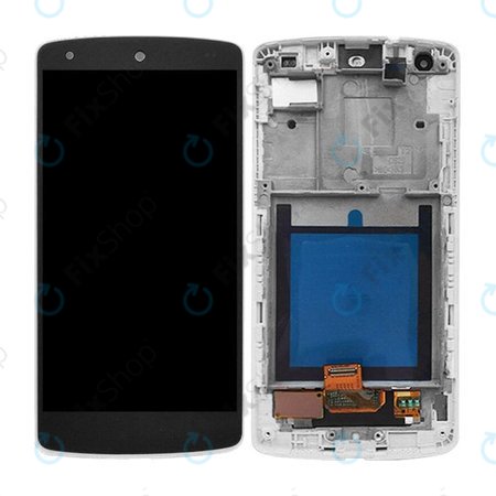 LG Nexus 5 D821 - Ecran LCD + Sticlă Tactilă + Ramă (Alb)