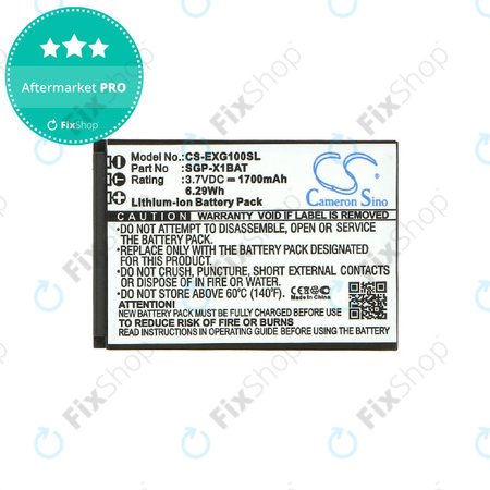 Baterie pentru Evolveo StrongPhone X1, 1700mAh, Li-ion, 3.7V, SGP-X1BAT, HQ