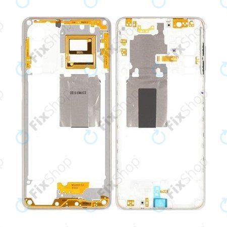 Samsung Galaxy M52 5G M526B - Ramă Mijlocie (White) - GH98-46916C Genuine Service Pack