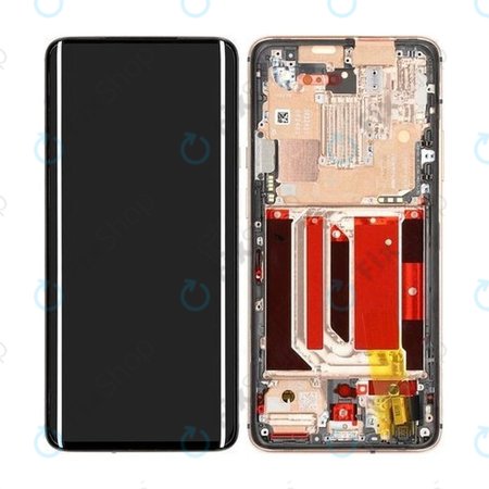 OnePlus 7 Pro - Ecran LCD + Sticlă Tactilă + Ramă (Almond) - 2011100058