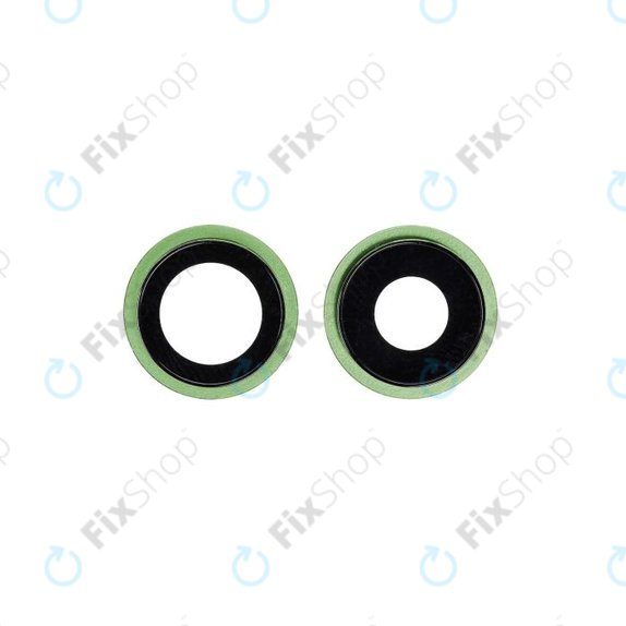Apple iPhone 12, 12 mini - Sticlă Cameră Spate cu Ramă (Green) - 2buc
