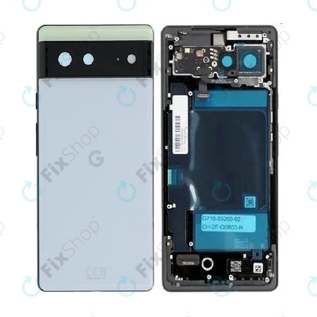 Google Pixel 6 - Carcasă Spate (Sorta Seafoam) - G949-00179-01 Genuine Service Pack