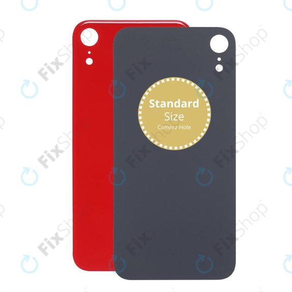 Apple iPhone XR - Sticlă Carcasă Spate (Red)