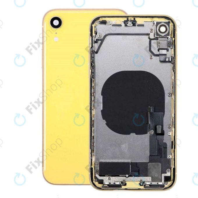 Apple iPhone XR - Carcasă Spate cu Piese Mici (Yellow)