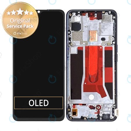 Oppo A91 - Ecran LCD + Sticlă tactilă + Ramă - REF-OPPOA9101 Genuine Service Pack