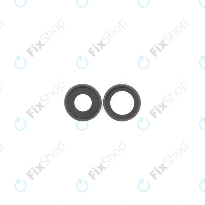 Apple iPhone 17 - Sticlă Cameră Spate cu Ramă (Black) - 2buc