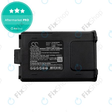 Baterie pentru Baofeng UV-5R, Baofeng BF-F8, 1200mAh, Li-Ion, 7.4V, BL-5, HQ