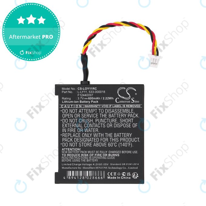 Baterie pentru Logitech G930, 600mAh, Li-Ion, 3.7V, L-LY11, HQ