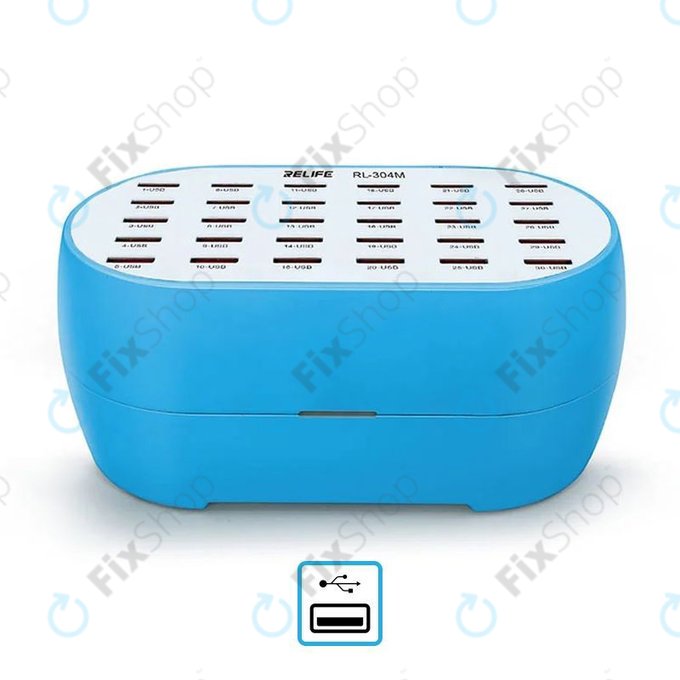 Relife RL-304M - Stație de încărcare inteligentă a serviciilor - 30x USB / 160W