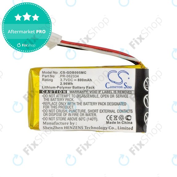 Baterie pentru GoPro Hero +, 800mAh, Li-Polymer, 3.7V, PR-062334, HQ