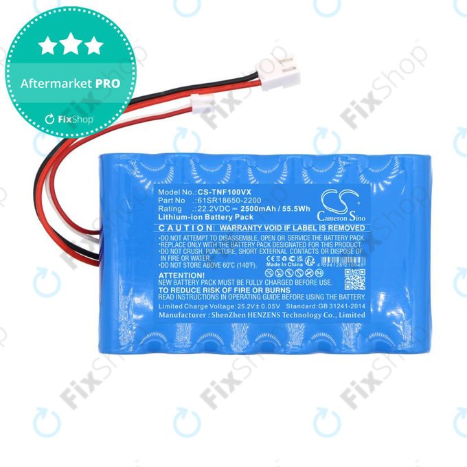 Baterie pentru ETA Aquamaster 1230, Tineco iFloor Wet Dry Vacuum, 2500mAh, Li-Ion, 22.2V, 61SR18650-2200, HQ