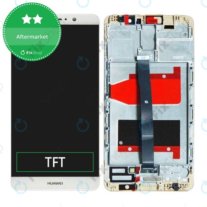Huawei Mate 9 - Ecran LCD + Sticlă Tactilă + Ramă (White) TFT